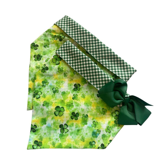 Shamrocks on Gingham