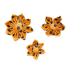 Buttons on Orange