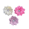 Glitter Flowers Dog Bow