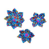 Flowers on Blue