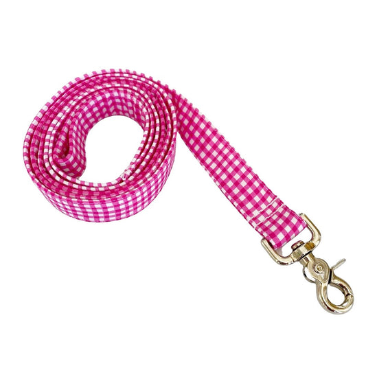Pink Gingham Lead