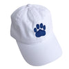 Paw Print Hat, White