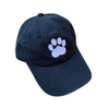 Paw Print Hat, Black