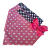 Pink Hearts & Black Gingham
