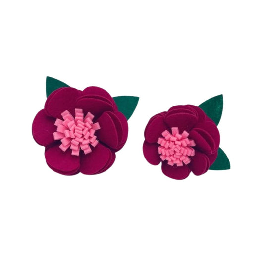 Hot Pink & Light Pink Felt