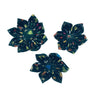 Small Christmas Motifs on Green