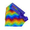 Wavy Rainbow Stripe