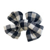 White Buffalo Plaid Clip