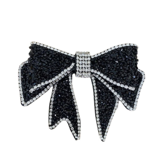 Black Glitter Bowtie