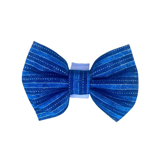 Blue & Silver Stripe