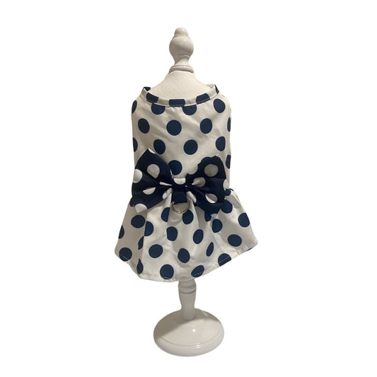 Polka Dot Dress, White