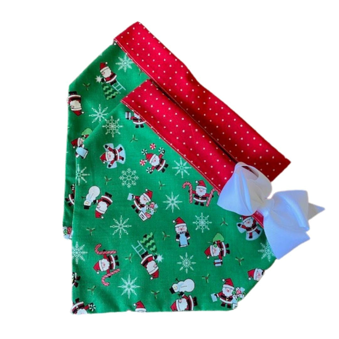 Santa on Green