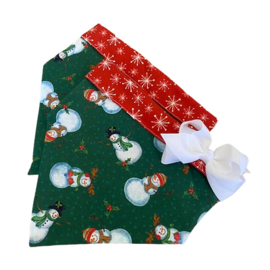 Snowmen & Holly, Green