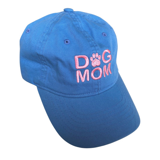 Dog Mom Hat, Light Blue