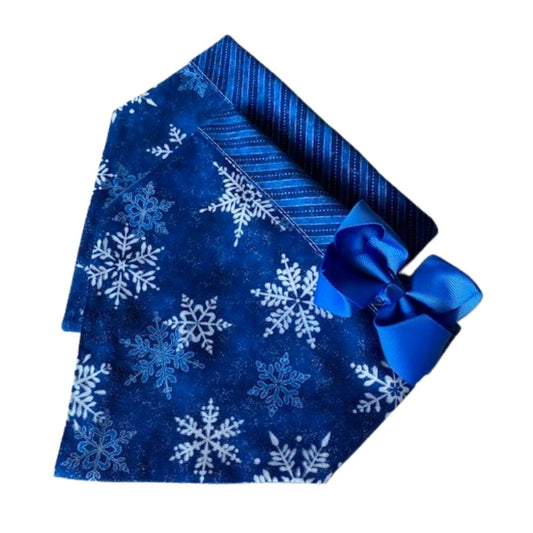 Large Royal Blue Snowflakes