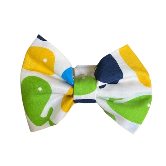 Navy, Green & Yellow Whales
