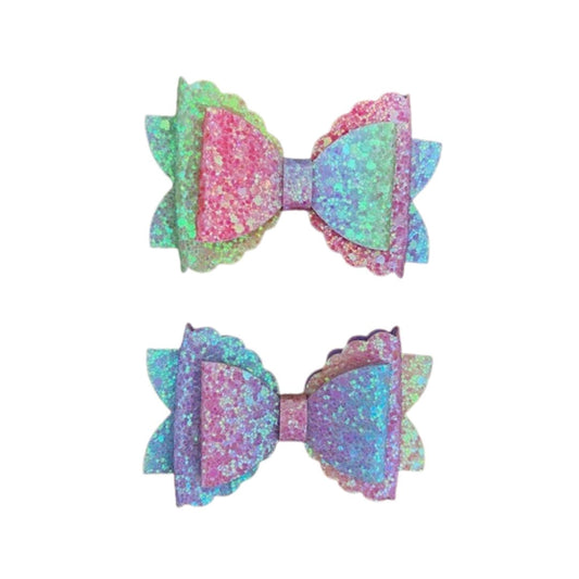 Ombre Dog Bows