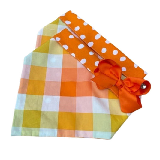 Orange Sherbet Plaid