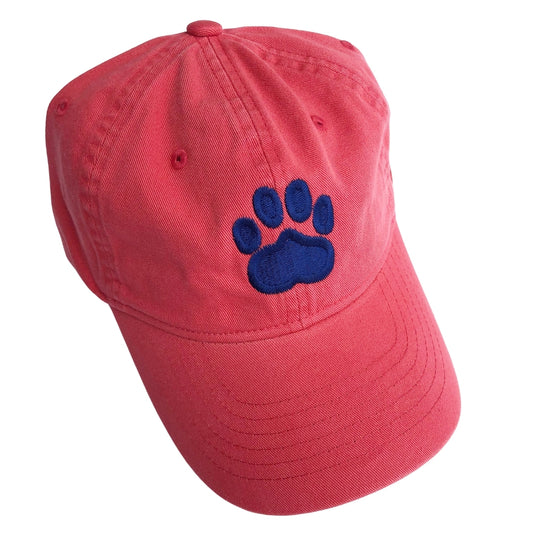 Paw Print Hat, Newport Red