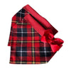 Red & Black Plaid, Washable Wool