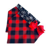 Red Buffalo Plaid with Snowflakes