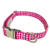 Pink Gingham Collar