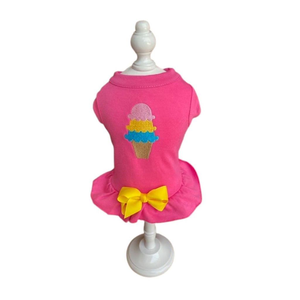 ice cream t shirt dress Baby & Toddler Girls Ice Cream Treats Gathered Dress